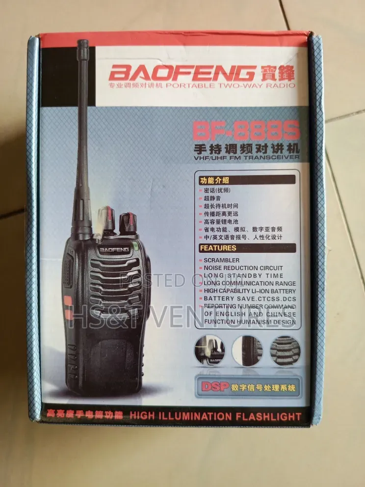 Baofeng Two-Way Radio Walkie Talkie Bf-888s