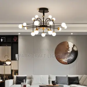 21-Head Modern Sputnik Chandelier