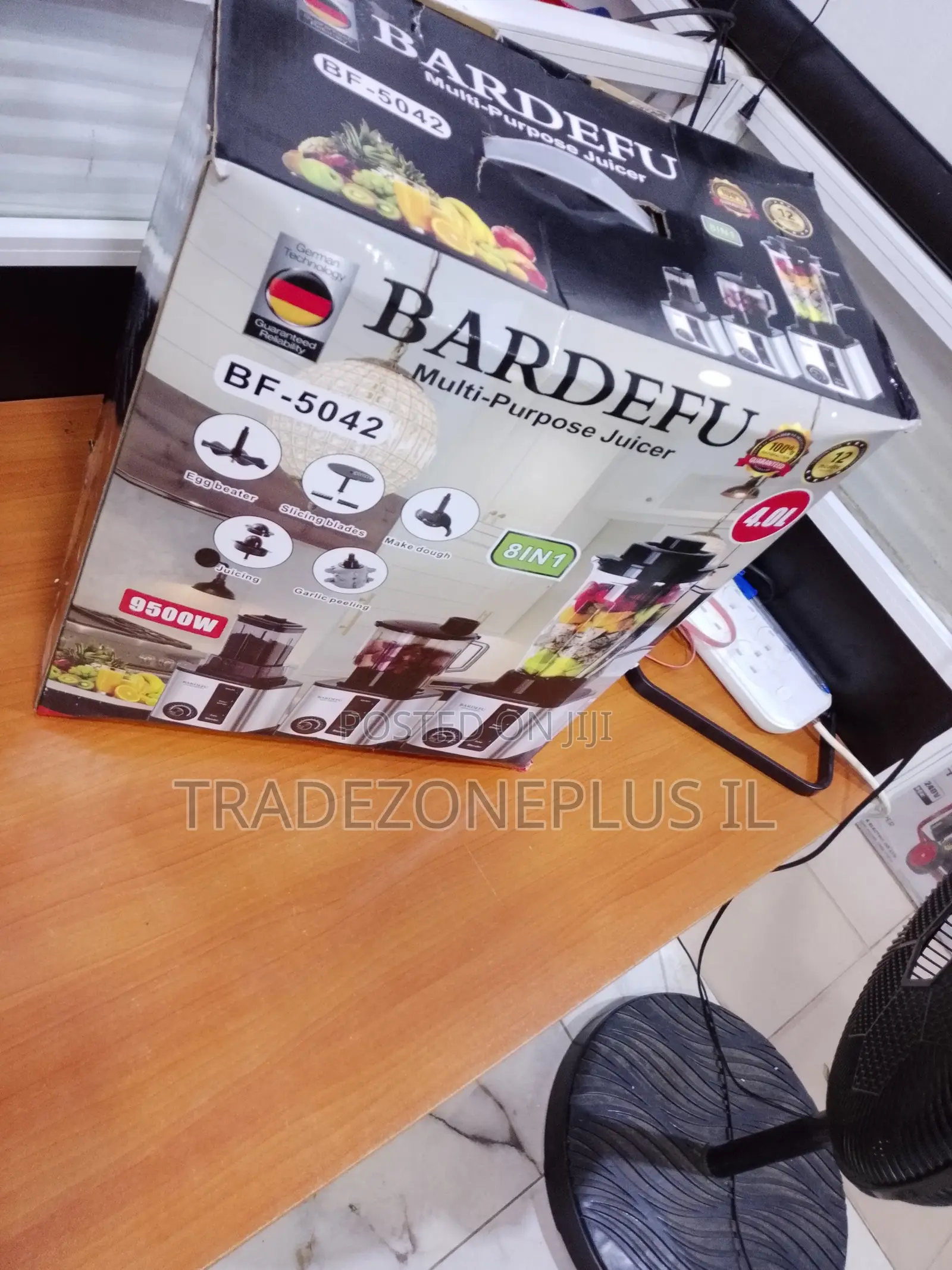 Bardefu 9500W Rated 8-in-1 Blender System
