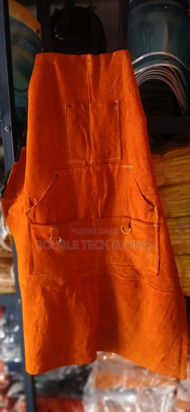 Leather Welding Apron - Heat Resistant Cowhide Safety Apron