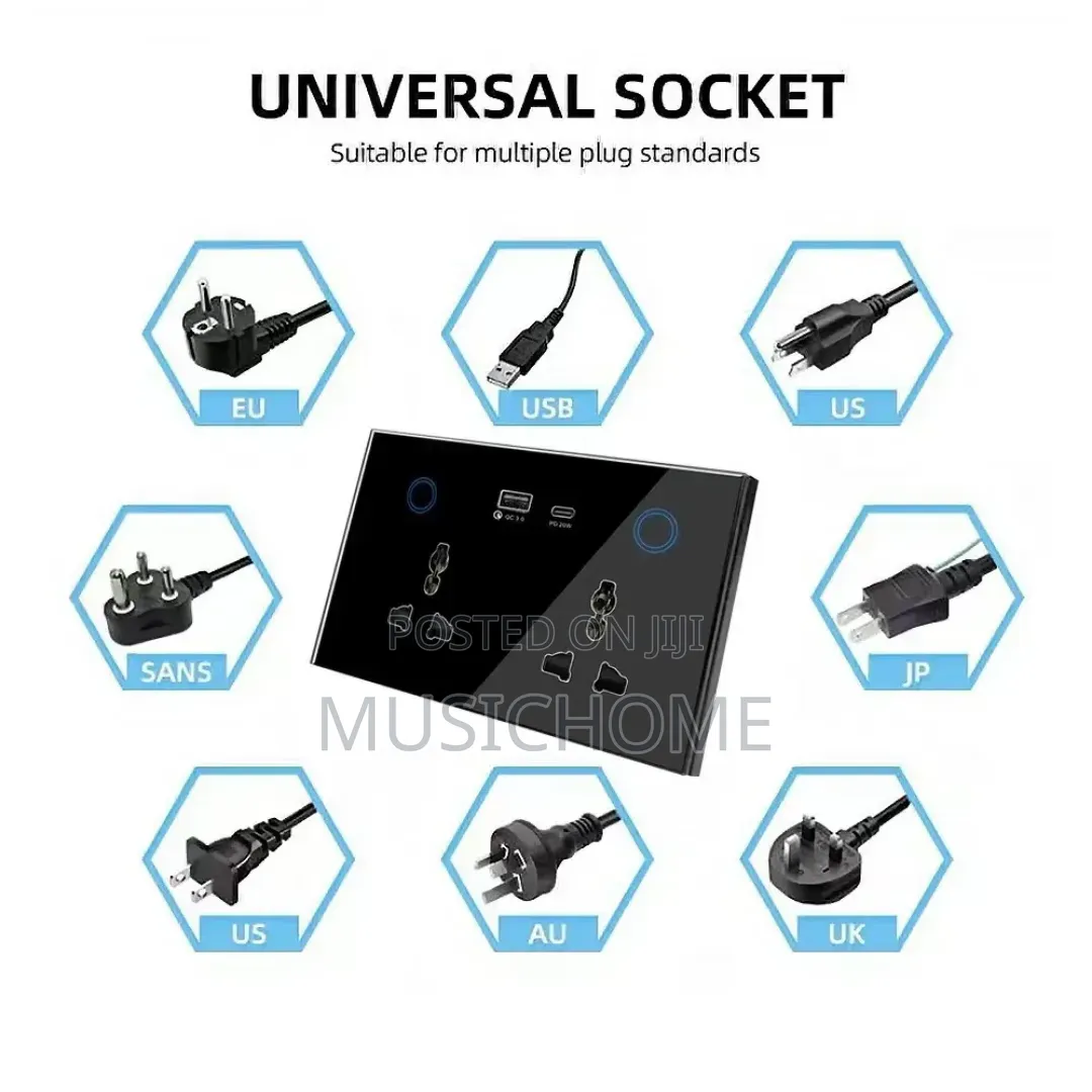 Smart Socket Tuya Alexa Wifi Double Gang