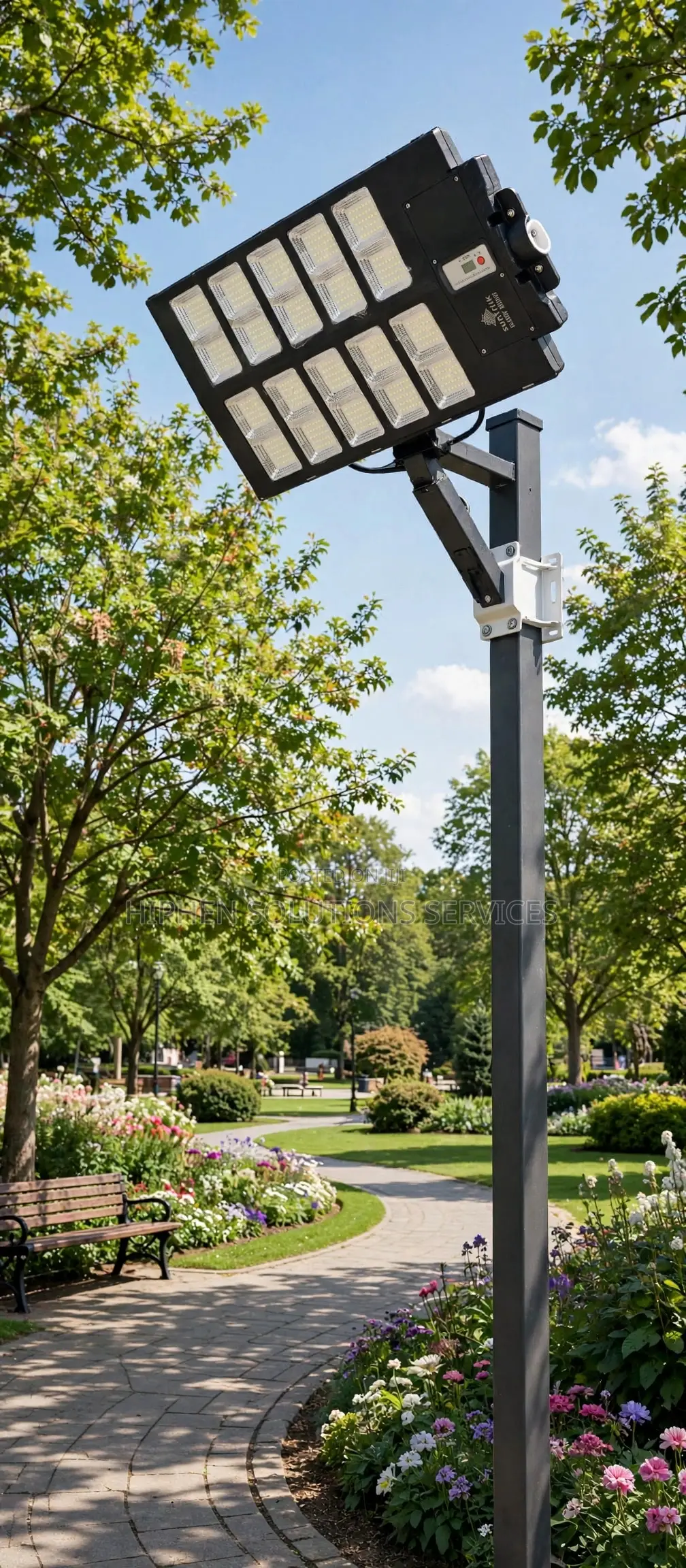 Suntrik 3500W 6500K Solar Street Light for Roads and Compounds