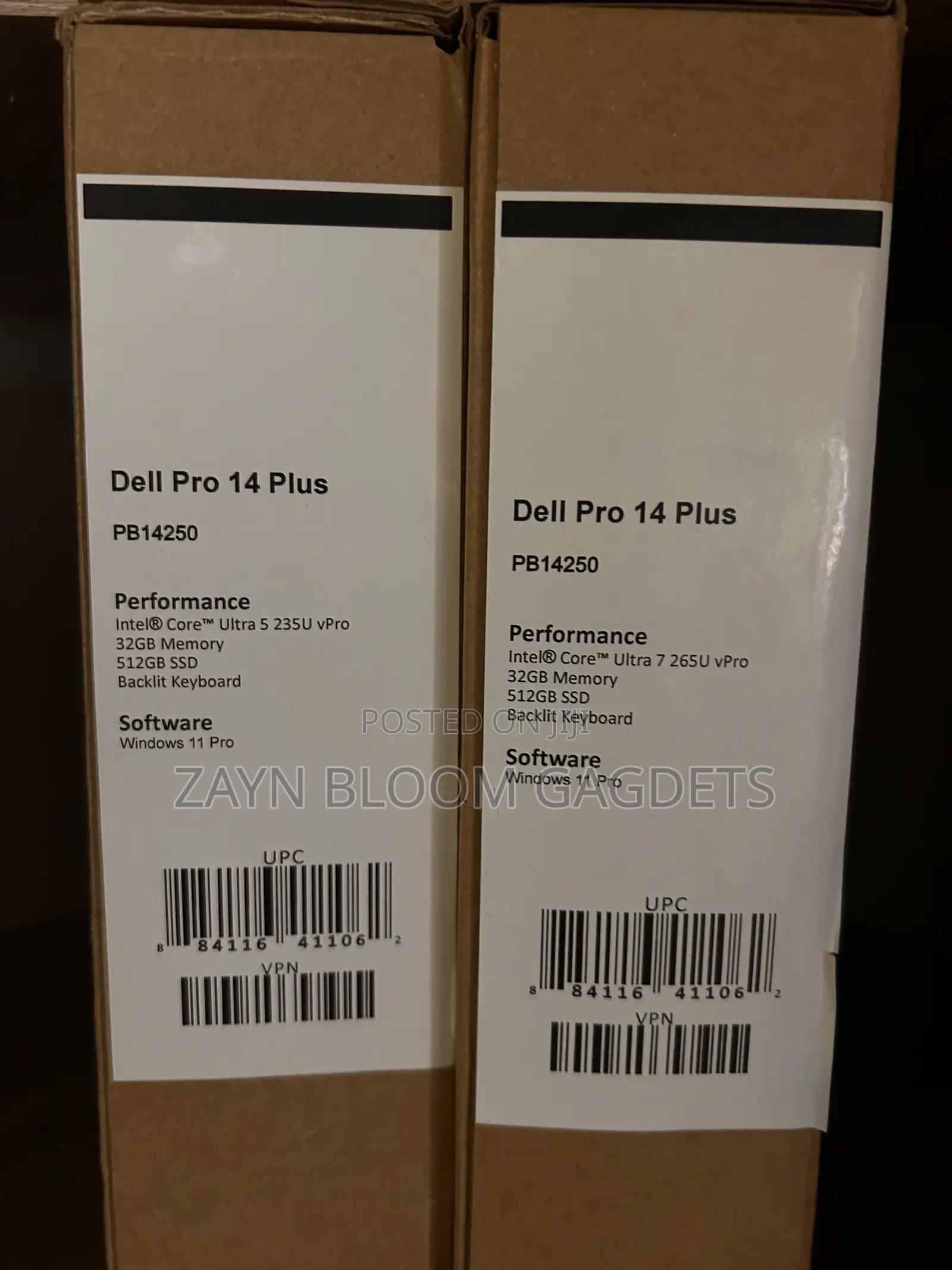 New Laptop Dell Pro Plus 14 32GB Intel Core Ultra 7 SSD 512GB