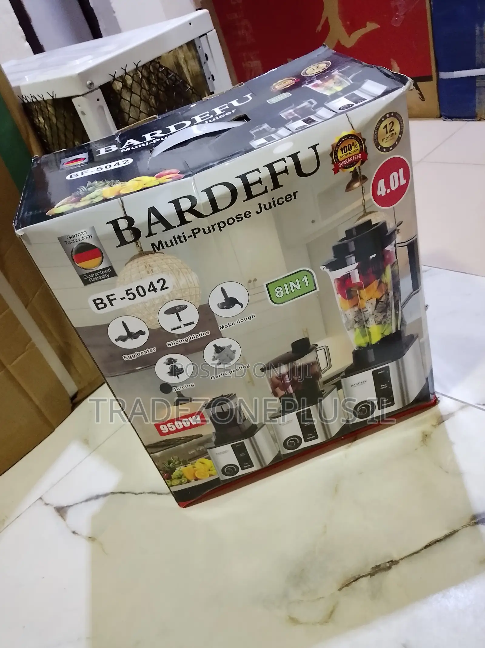 Bardefu Multi-Task Kitchen Blender 4.0L