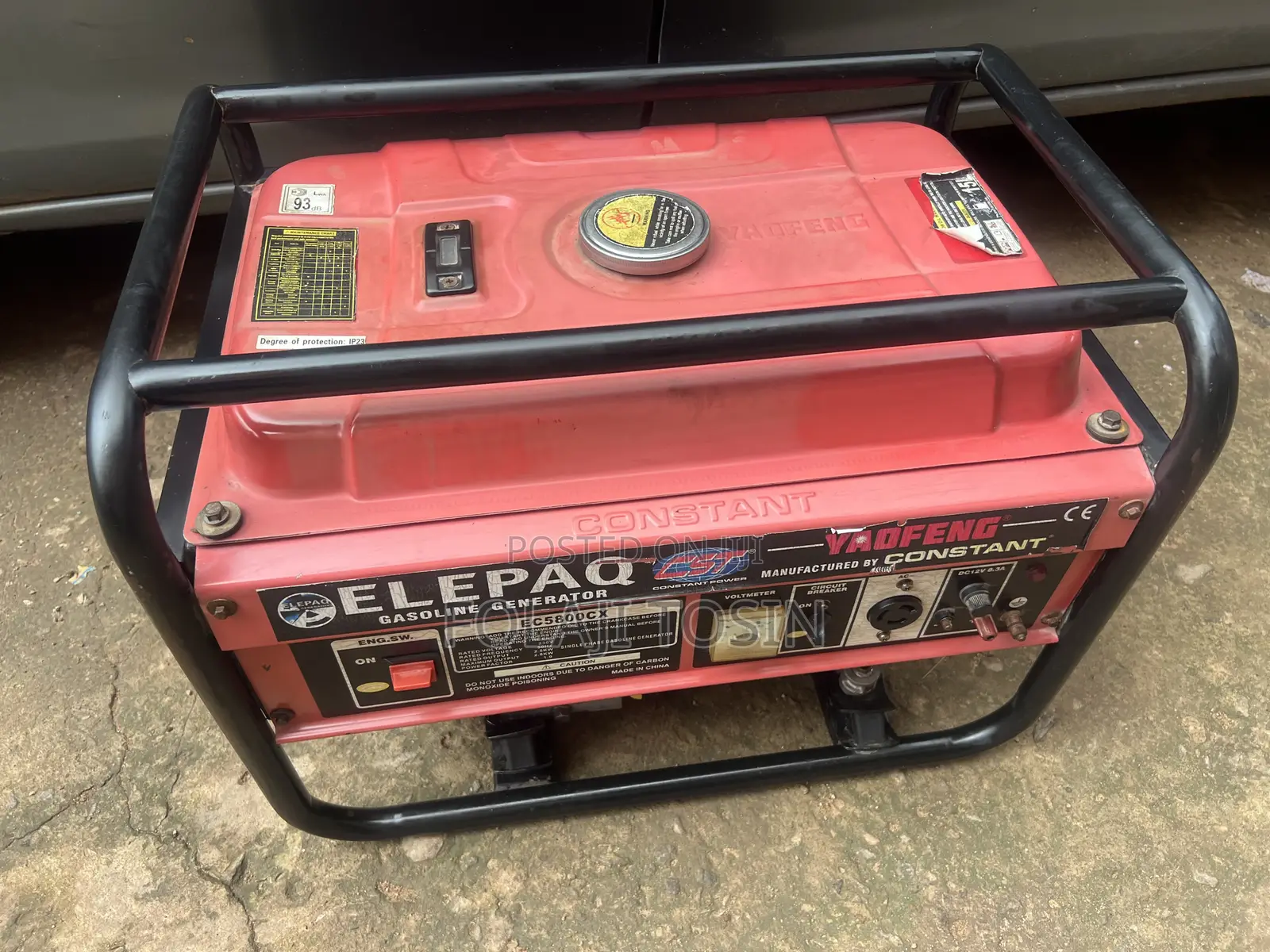 Elepaq Red Used 3.8kv Generator