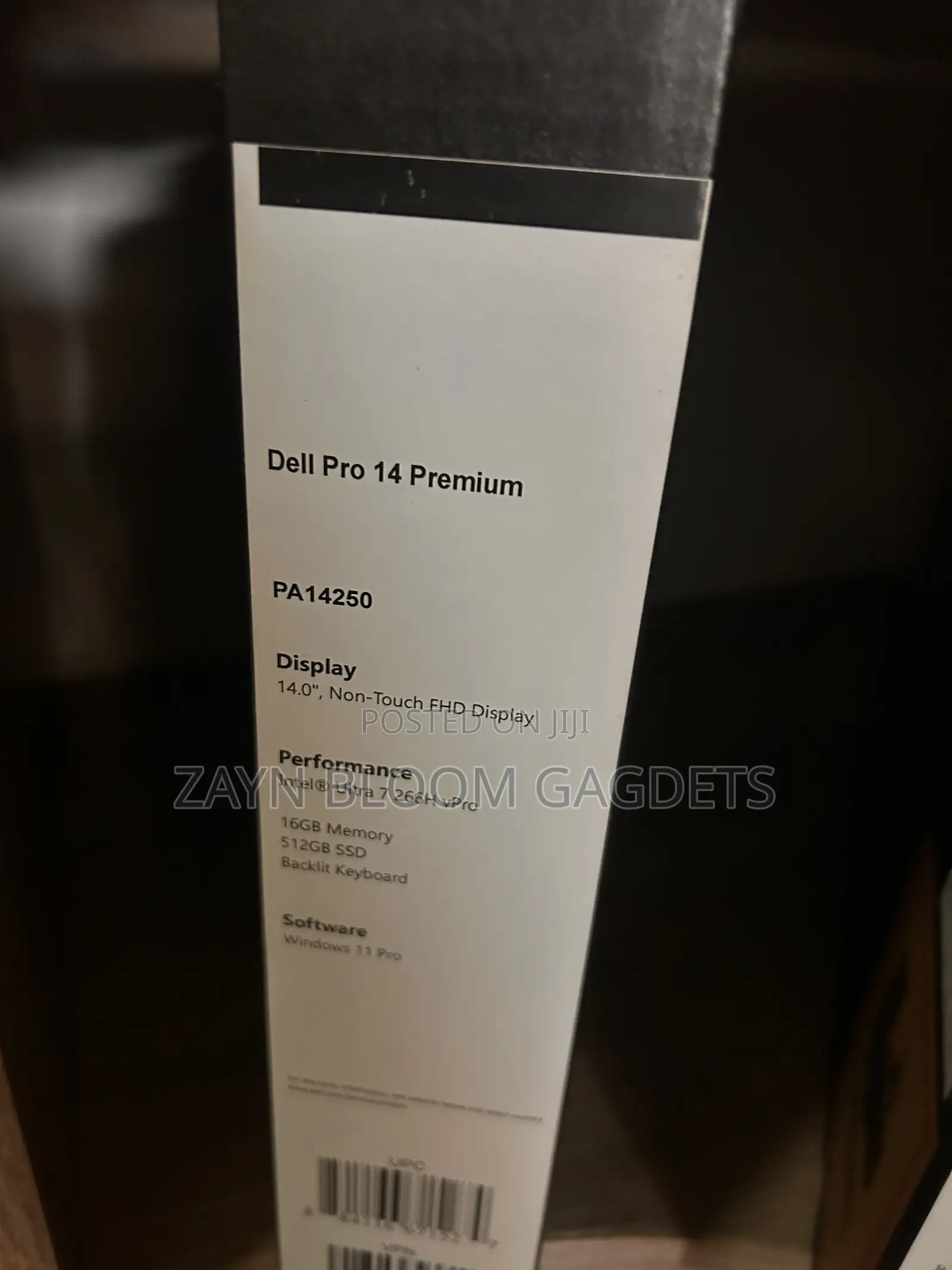New Laptop Dell Pro 14 Premium 16GB Intel Core Ultra 7 SSD 512GB