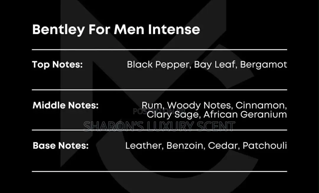 Bentley for Men Intense Eau De Parfum 100ml