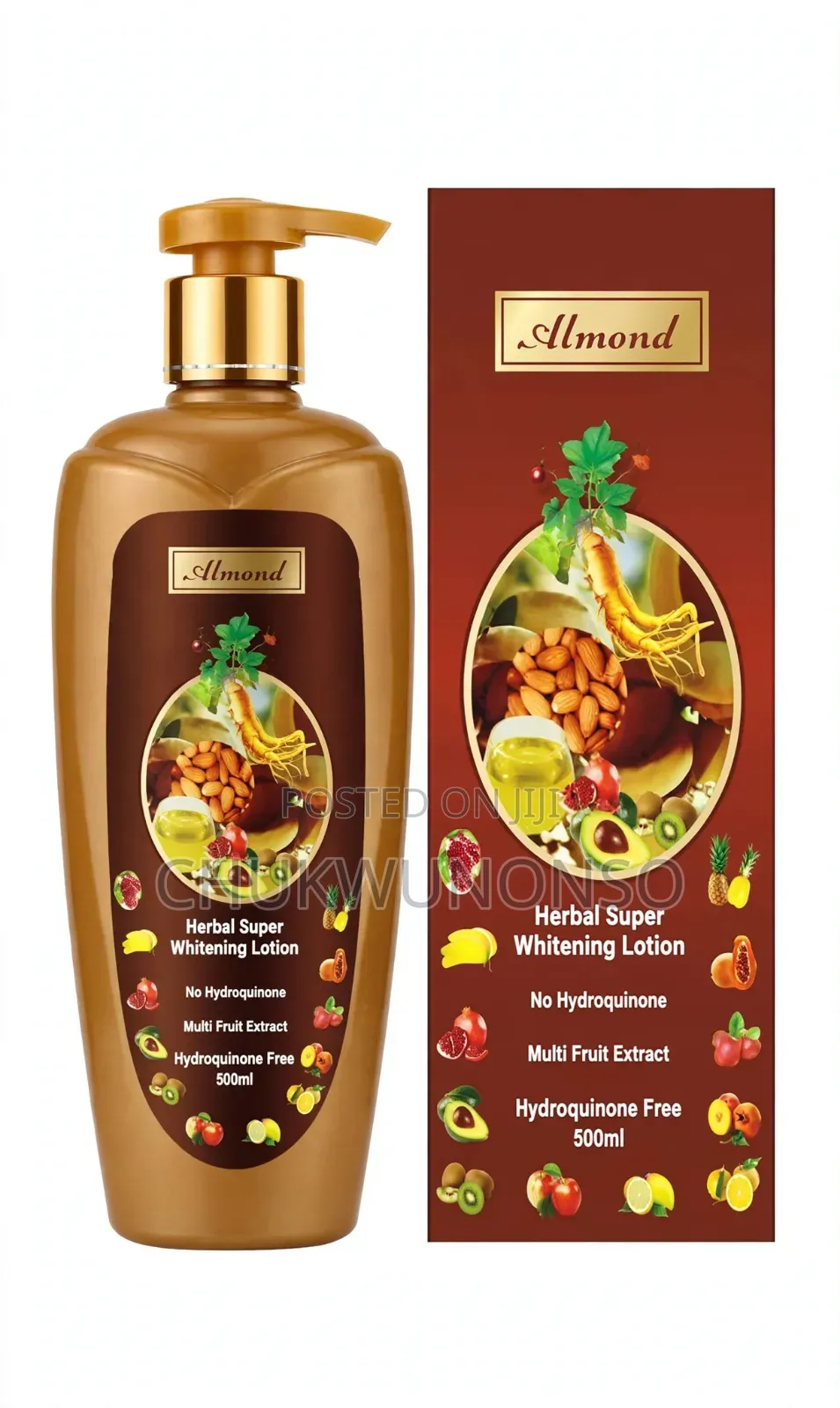 Almond Herbal Super Whitening Lotion 500ml