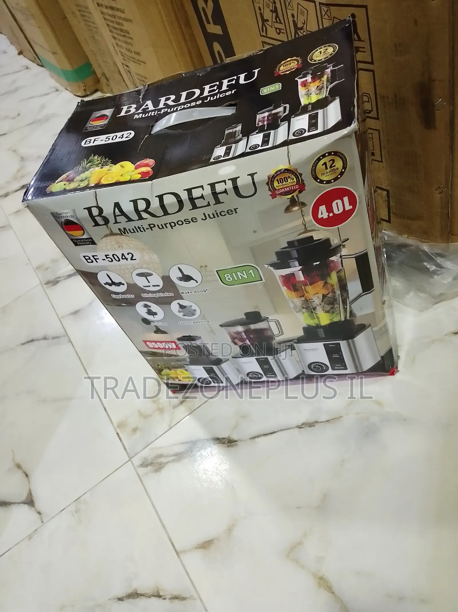 Bardefu 4.0L Food Mixing Appliance Blender