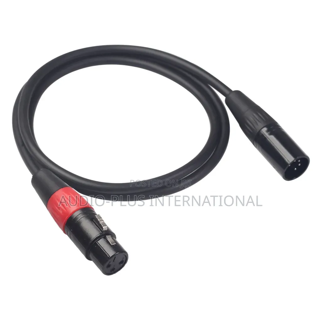 DMX/XLR 5PIN Male to XLR 3PIN Female Zinc Alloy Silver-Plated 1meter