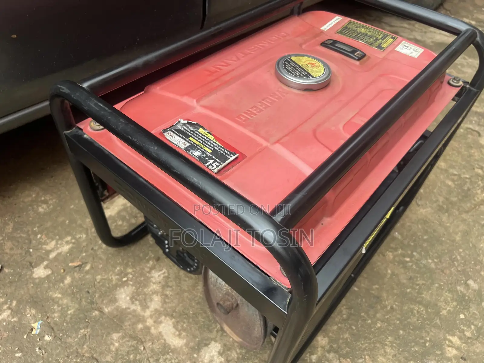 Elepaq Red Used 3.8kv Generator