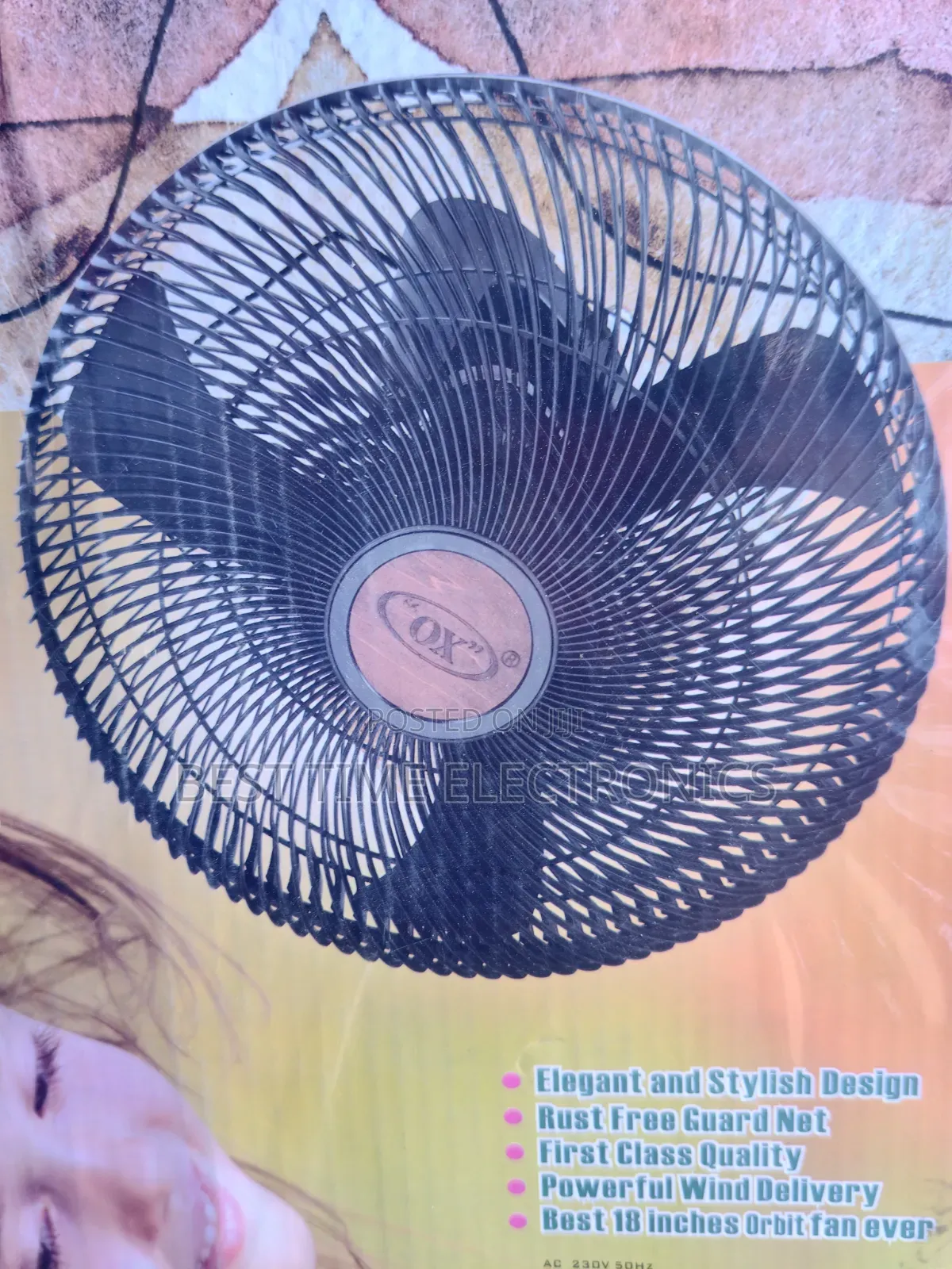 18" Ox Electrical Orbital Fan