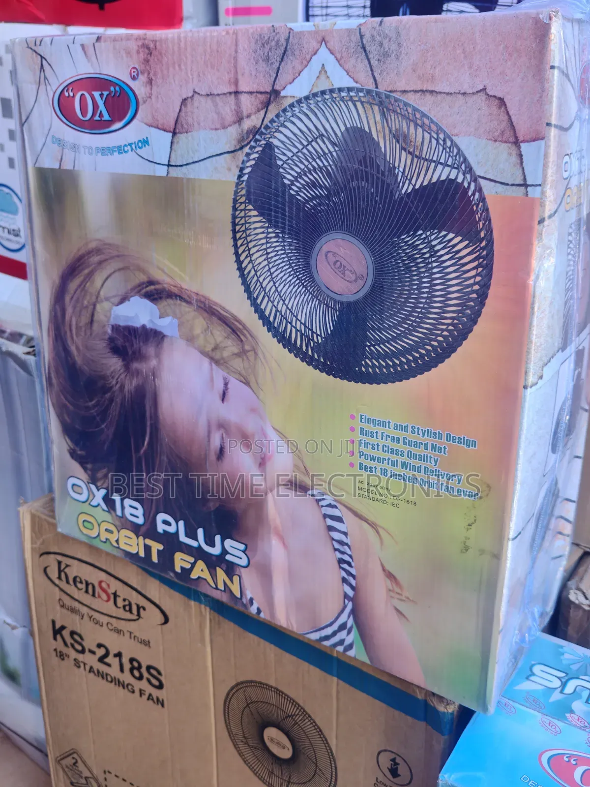 18" Ox Electrical Orbital Fan