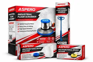 Aspero 17-Inch Industrial Floor Scrubber Machine – 1800w