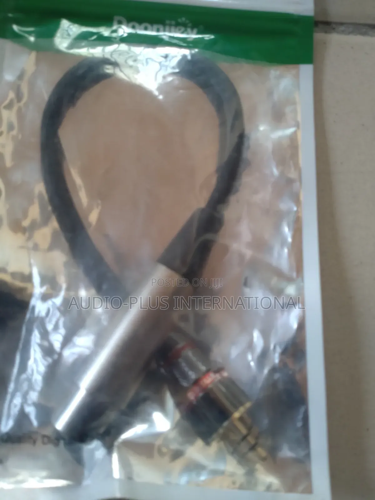 1/8Trs to Male/Female XLR Silver & Gold Plated OFC Cable(0.3m