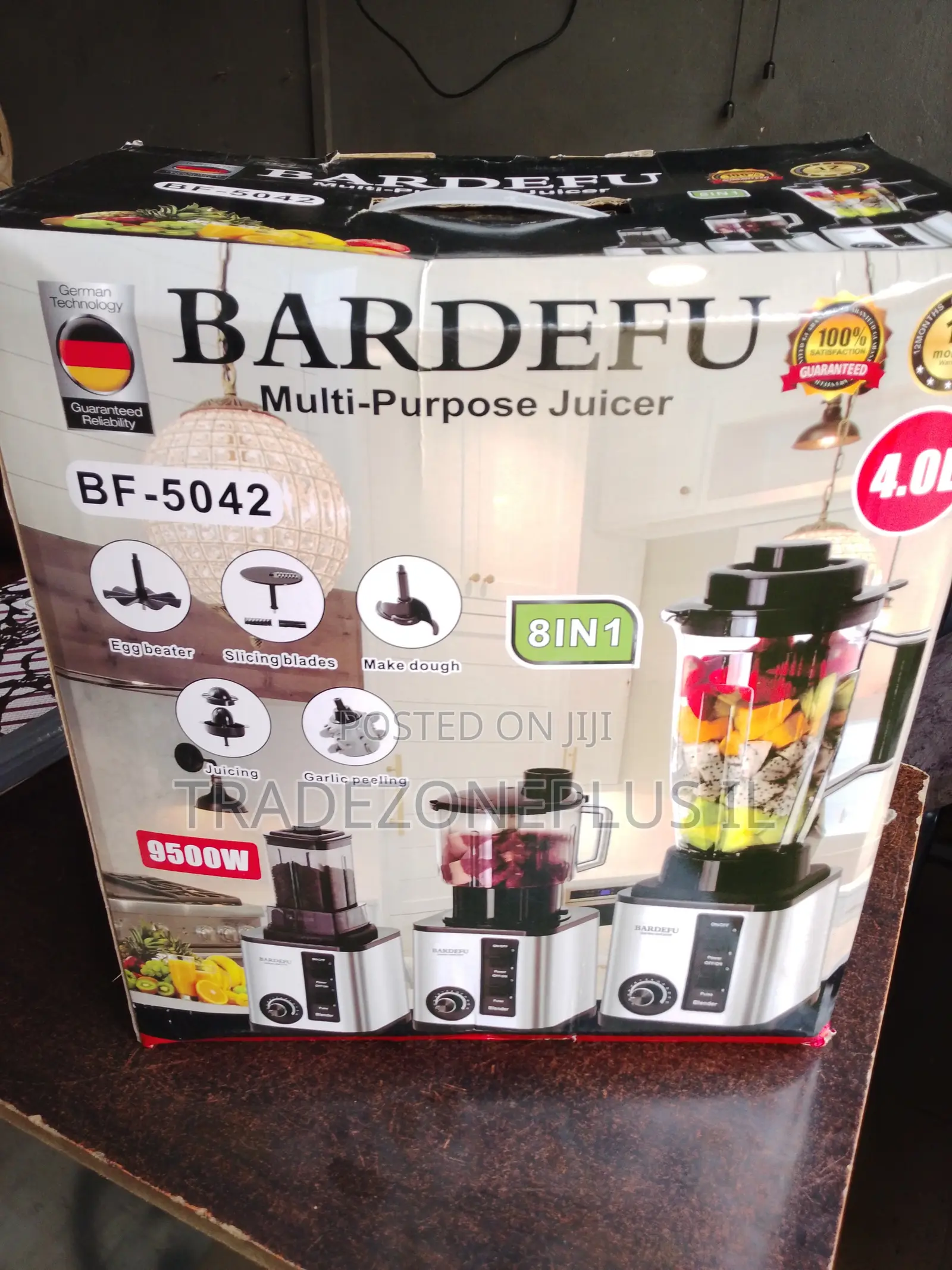 Bardefu Practical4.0L Kitchen Mixer and Juice Extractor