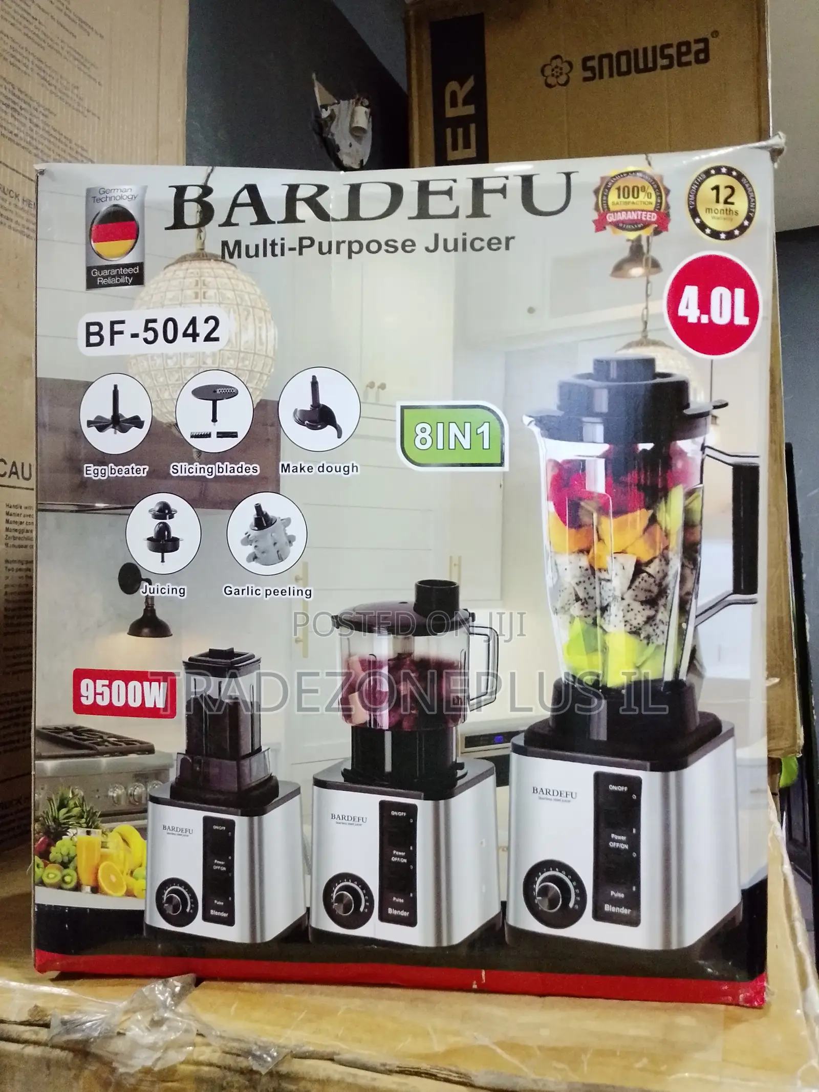 Bardefu Kitchen Processing Companion 8-in-1 9500W