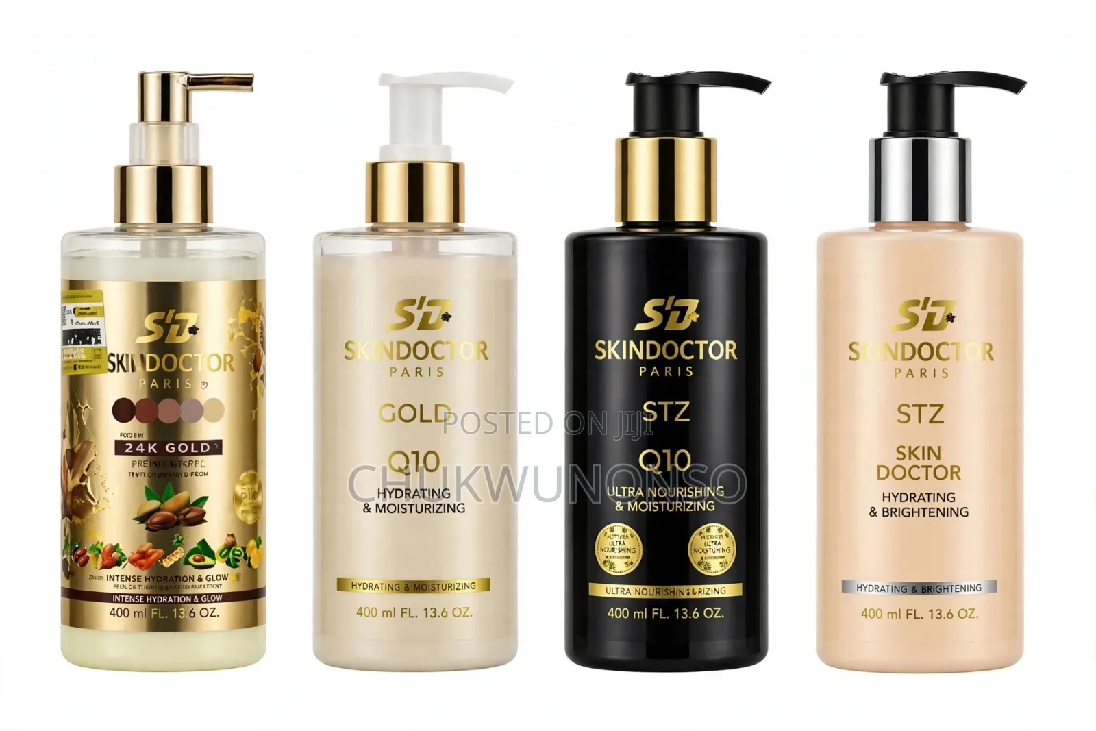 Skin Doctor Paris Lotion 400ml Q10 Hydrating & Brightening