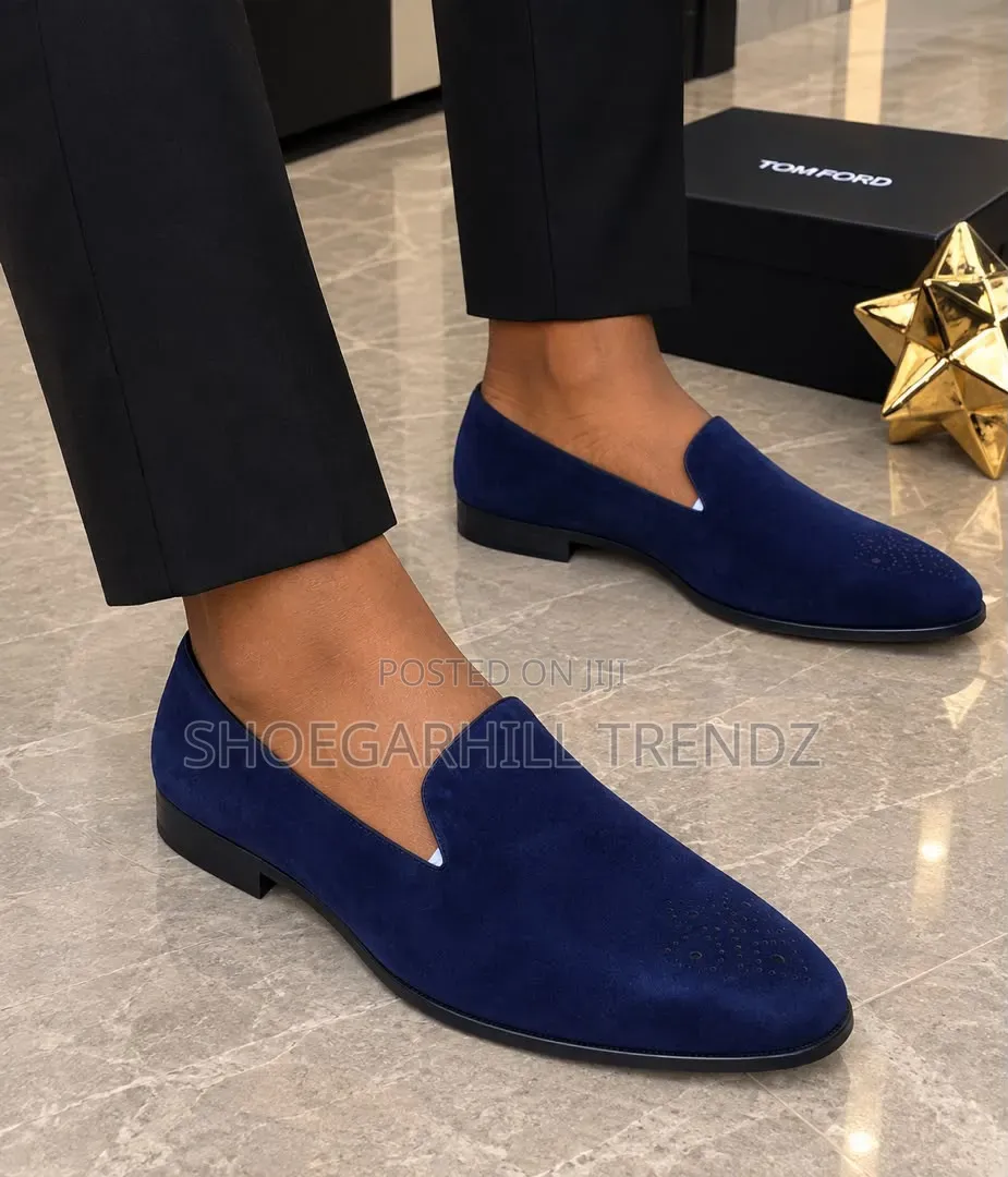 TF Suede Brogues Loafer Shoes