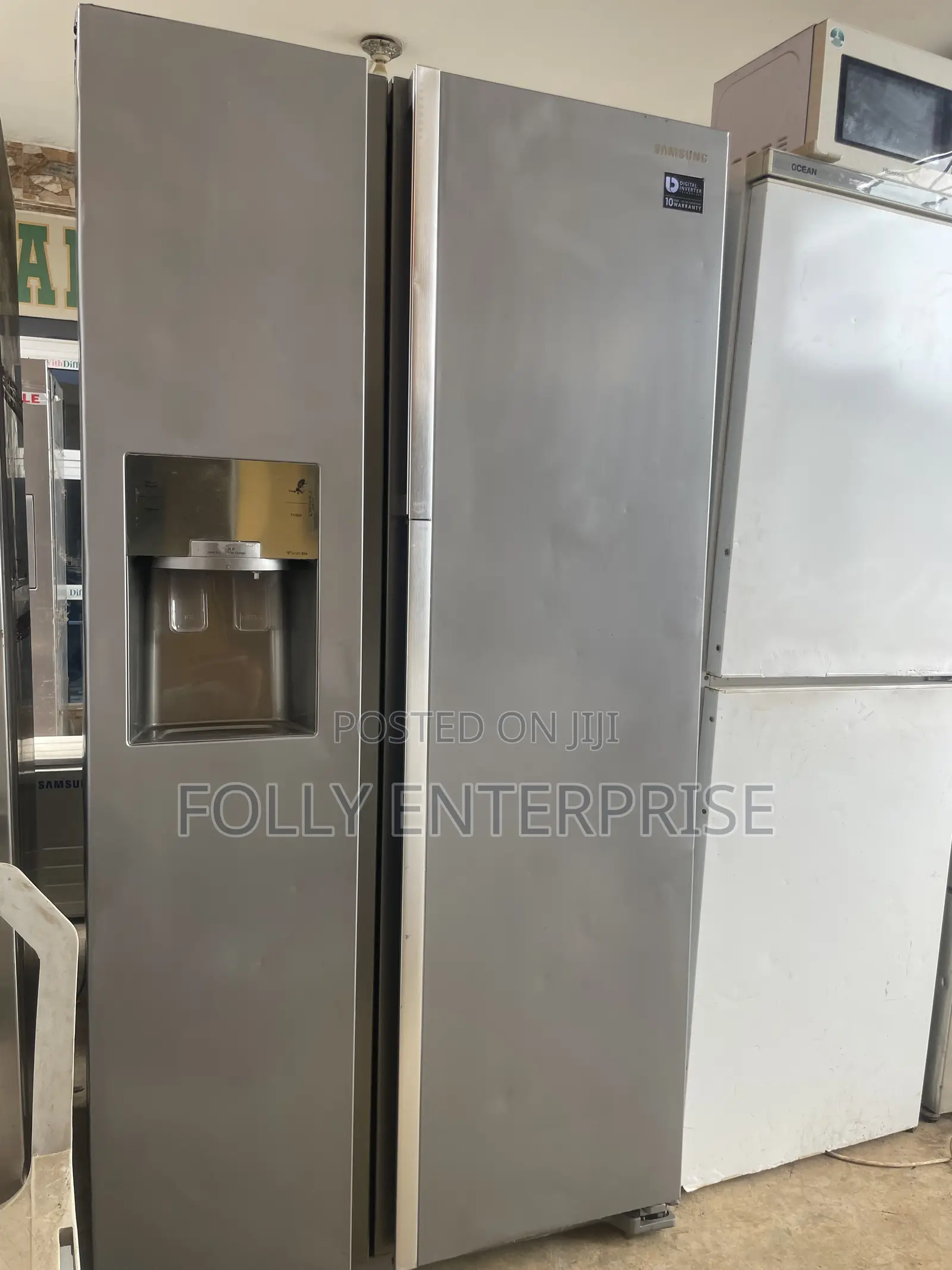 Samsung Side by Side Inverter Sleek Stainless Steel Finish