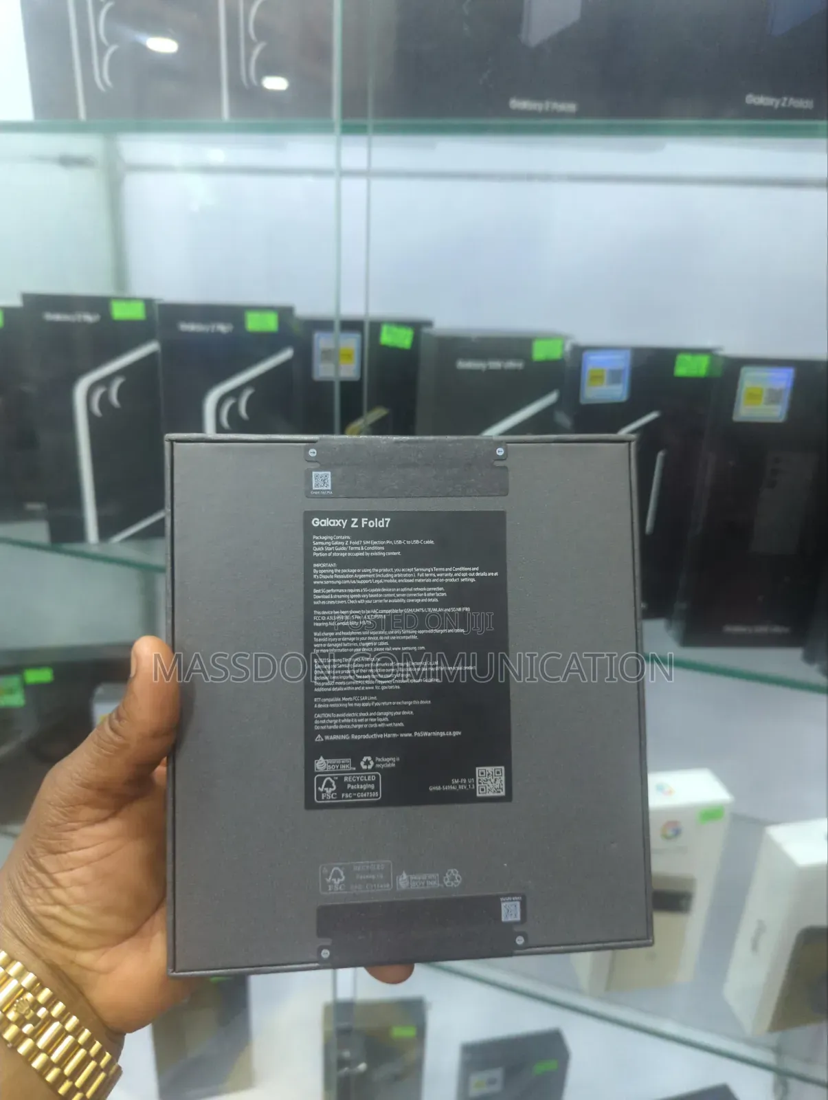 New Samsung Galaxy Z Fold7 1 TB Black
