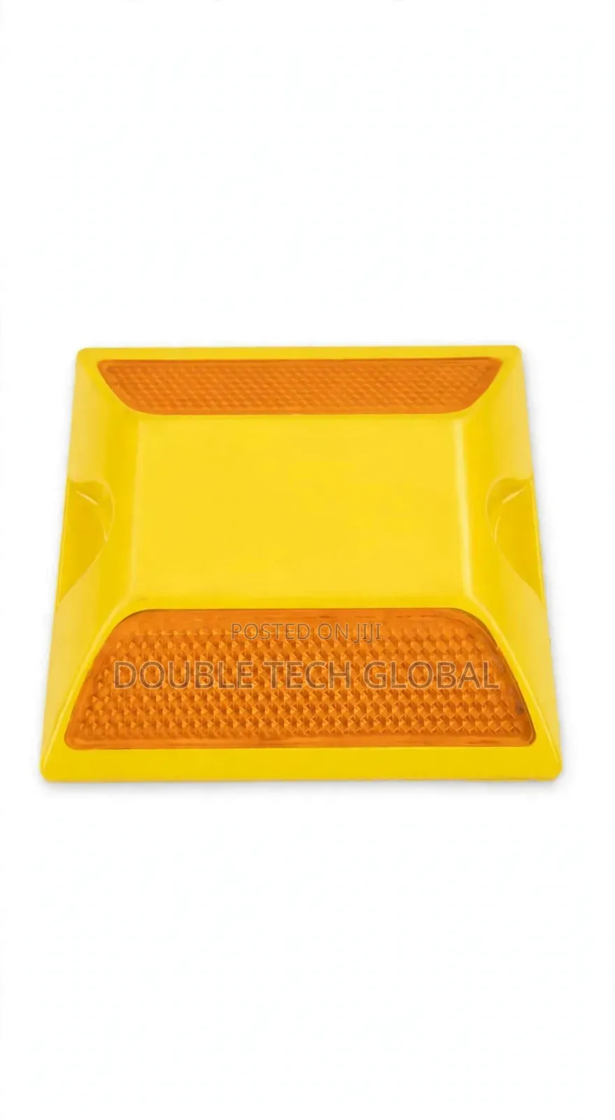 Reflective Road Stud - Yellow Plastic Cat Eye Road Marker