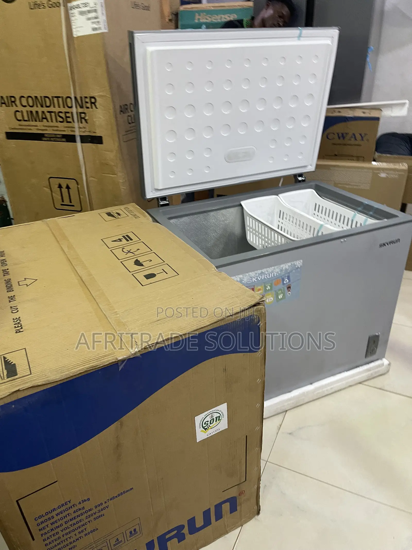 Skyrun BD 260A 260L Chest Freezer – Convenience Meets Capacity