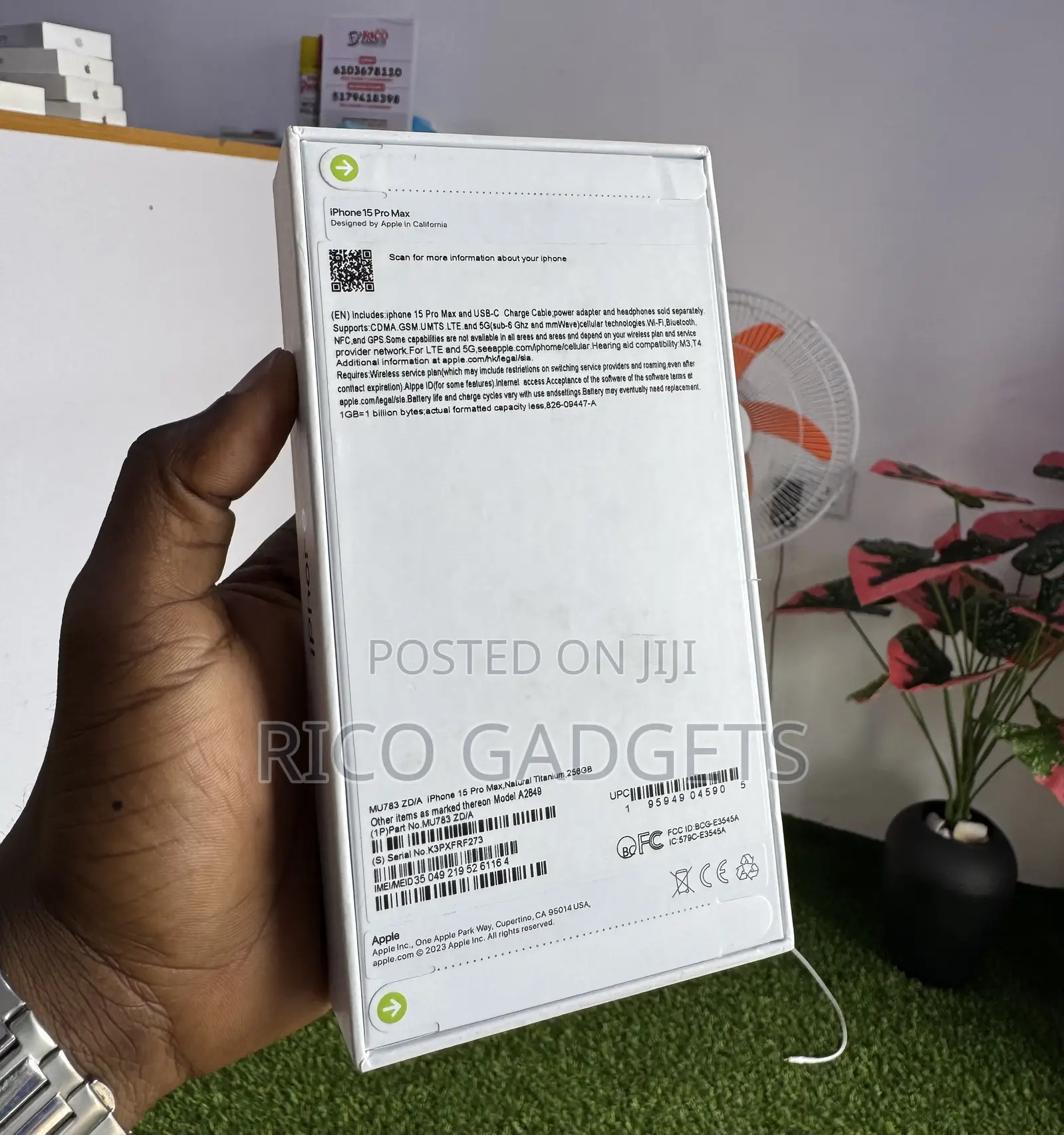 New Apple iPhone 15 Pro Max 256 GB Gray