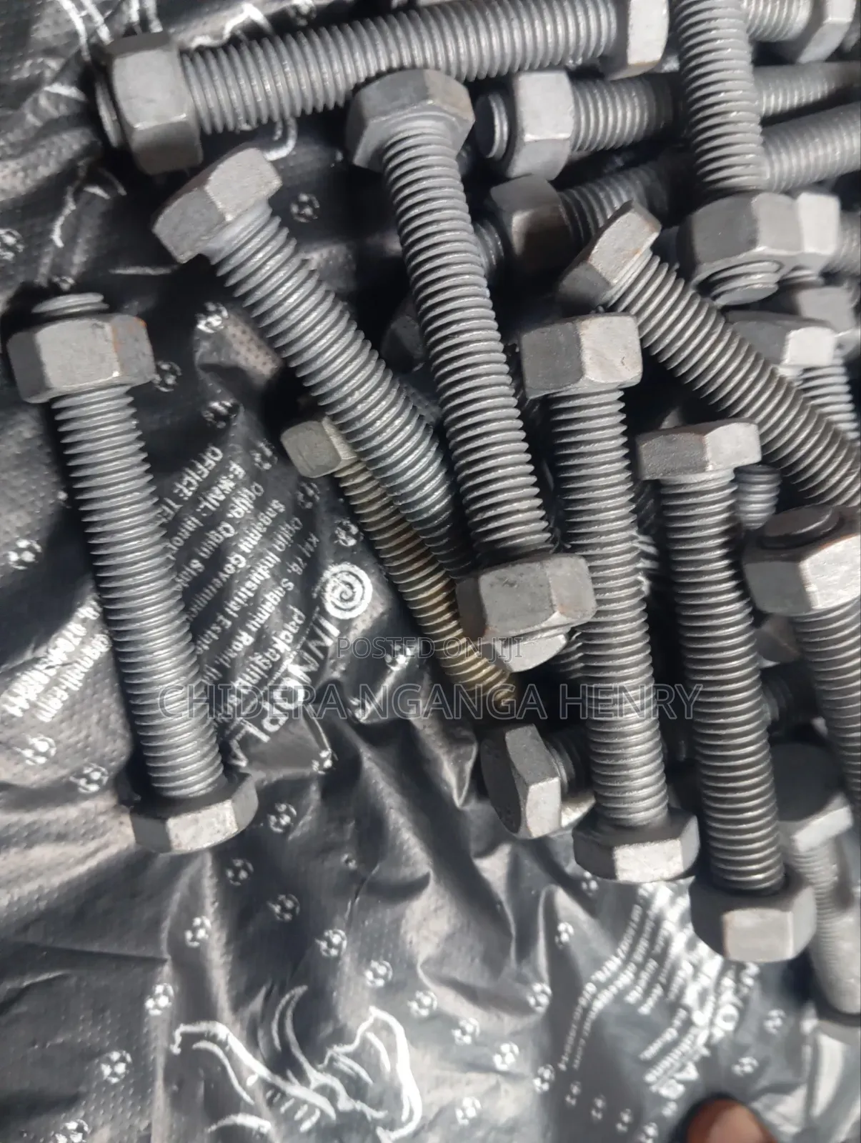 M10 X 120 Bolt and Nut Hotdip Galvanised