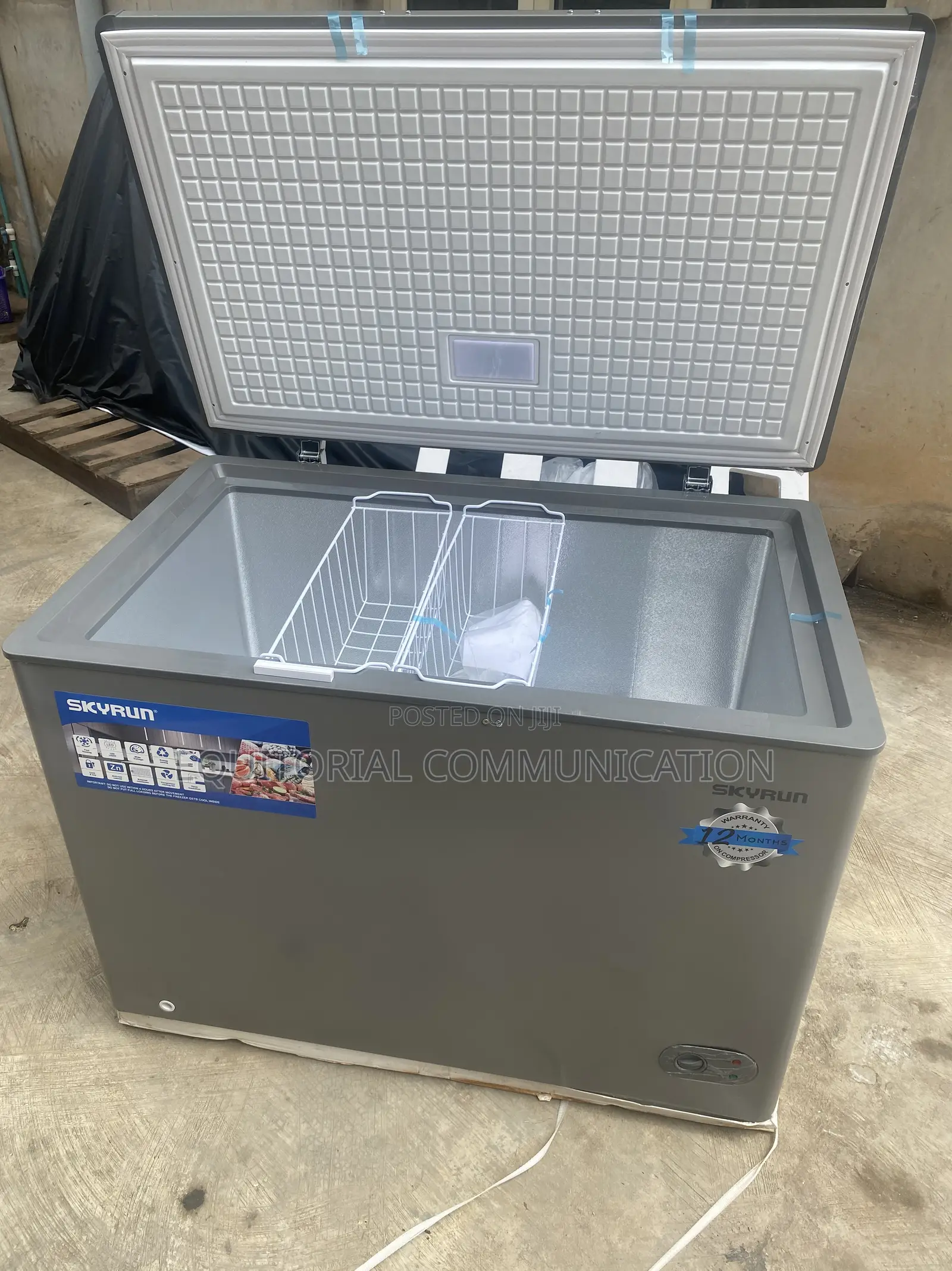 BD-300HNW 300L Skyrun Deep Freezer for Food Retailers