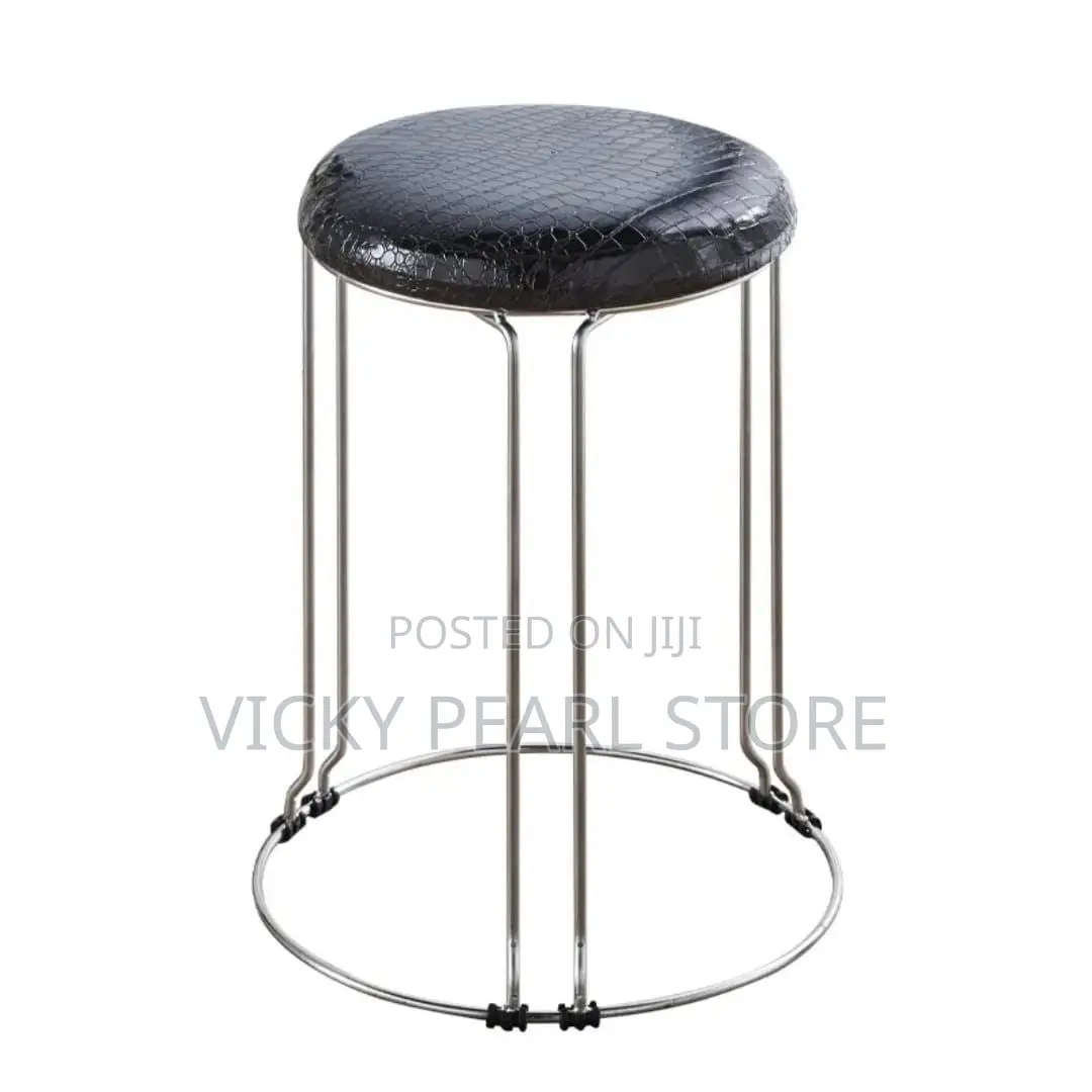 Round Metal Dining Stool