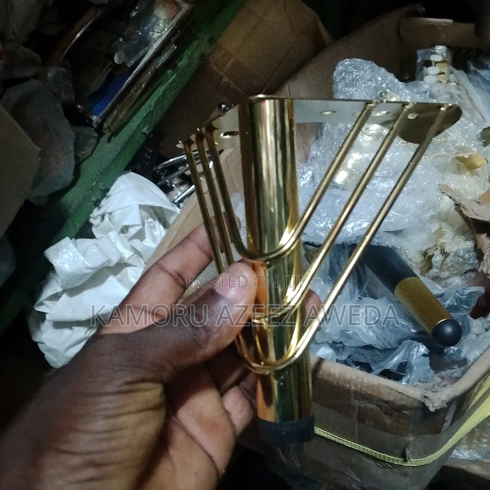 Chair Leg Brass Color Best Qoulity Size 5