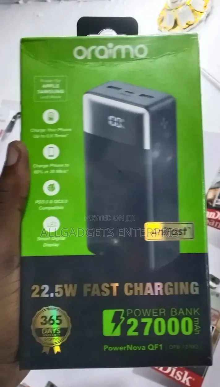 Oraimo 27,000mah 22.5w