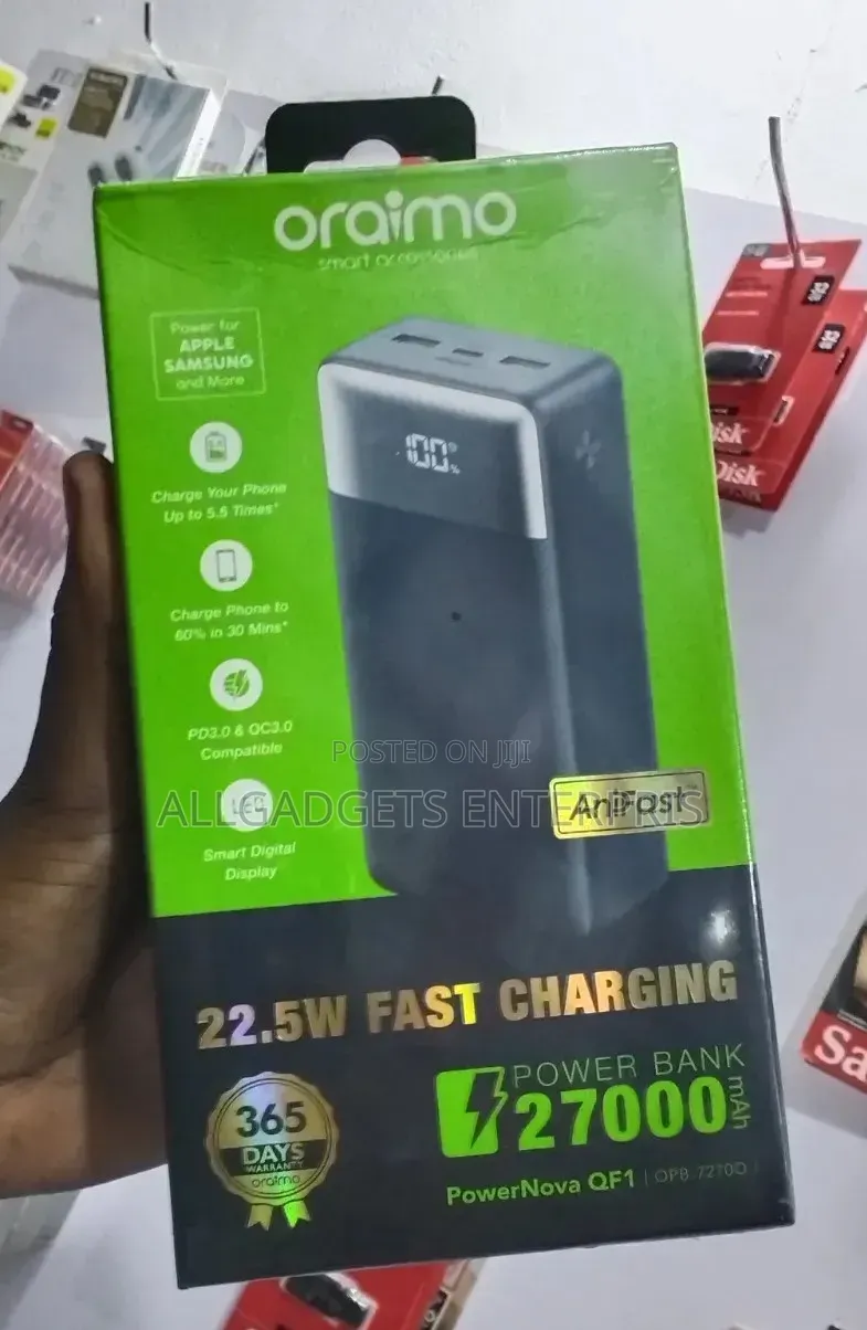 Oraimo 27,000mah 22.5w