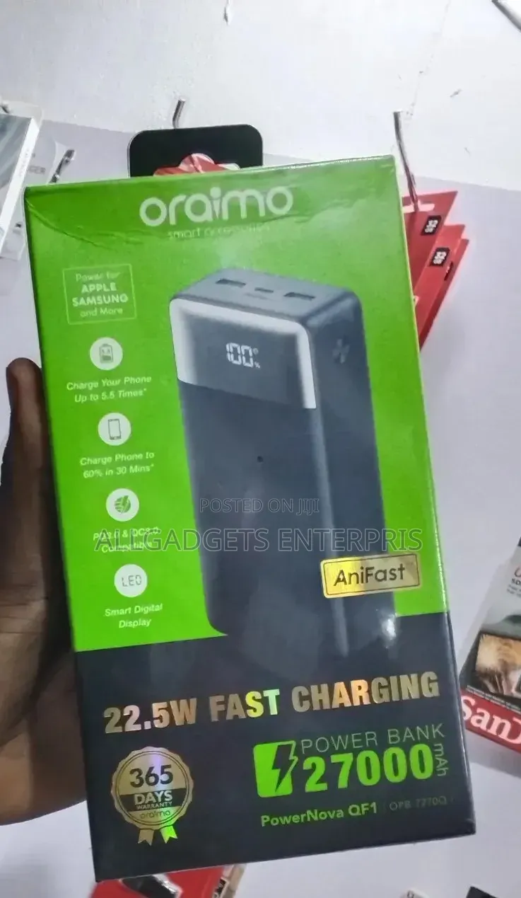 Oraimo 27,000mah 22.5w