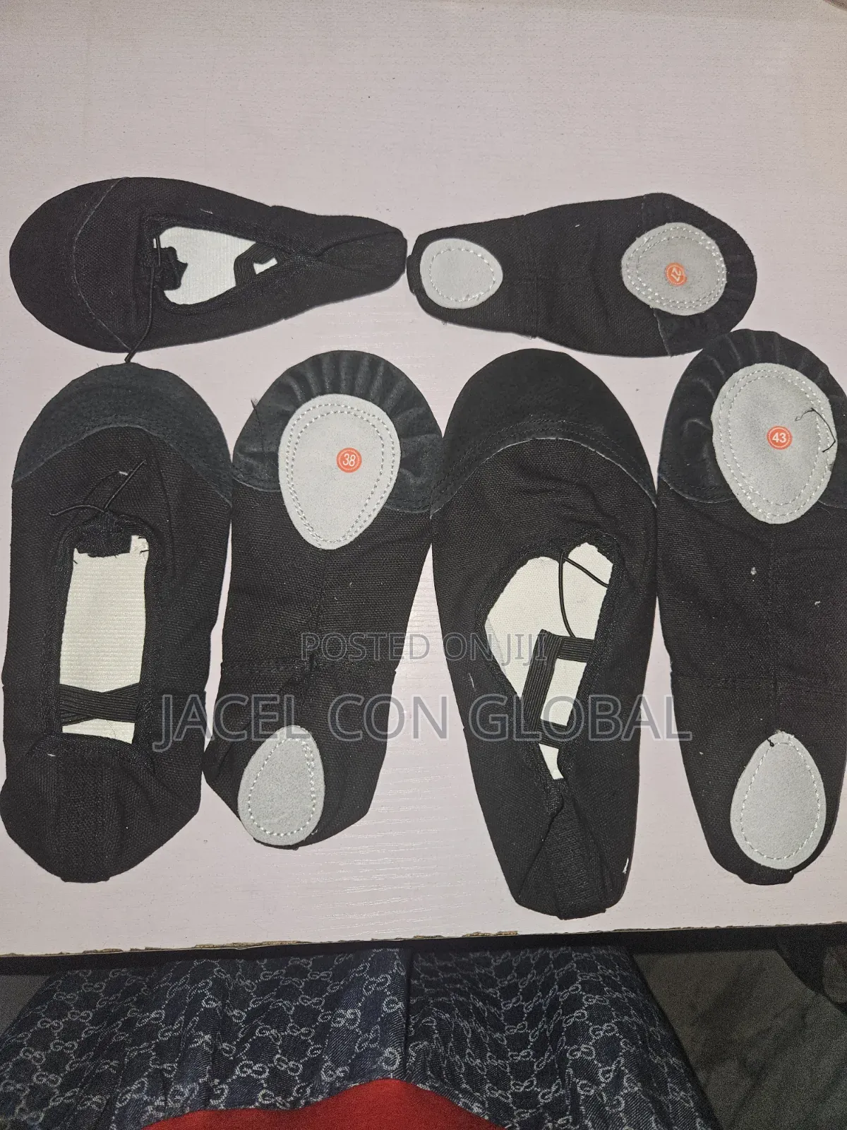 Ballet Shoes [ BLACK COLOR in Sizes 25 - 43 ]