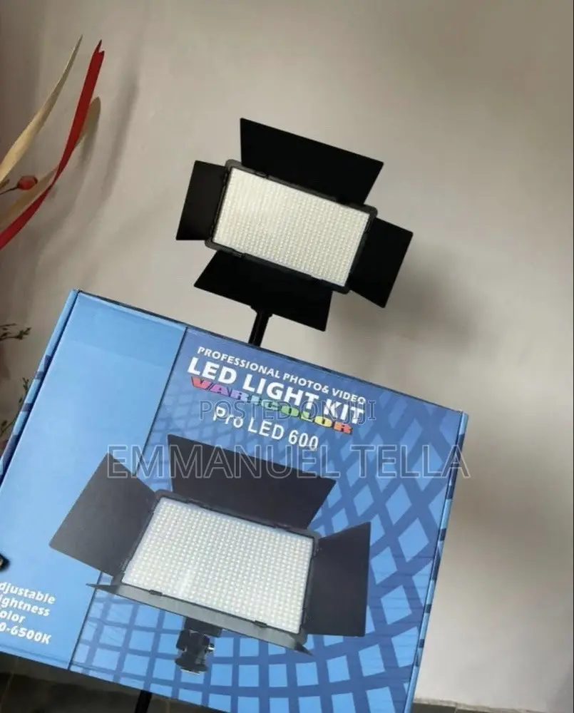 Pro Led 600 Professional Photo & Video Light Kit