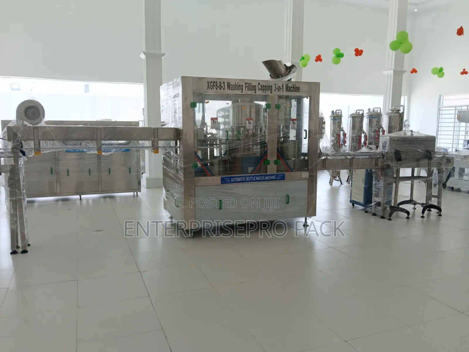 Buy Bottle Water Machine - Rinsing, Filling and Capping Machine