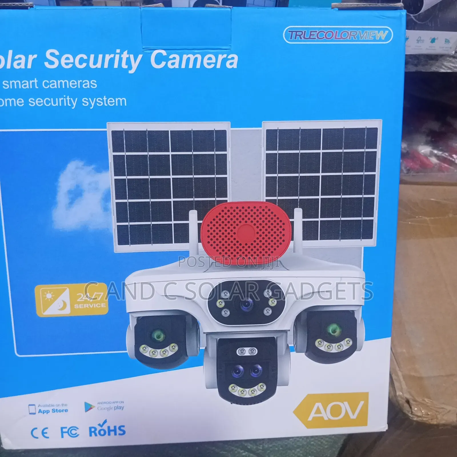 Okam 4 Lens CCTV Camera Double Panels