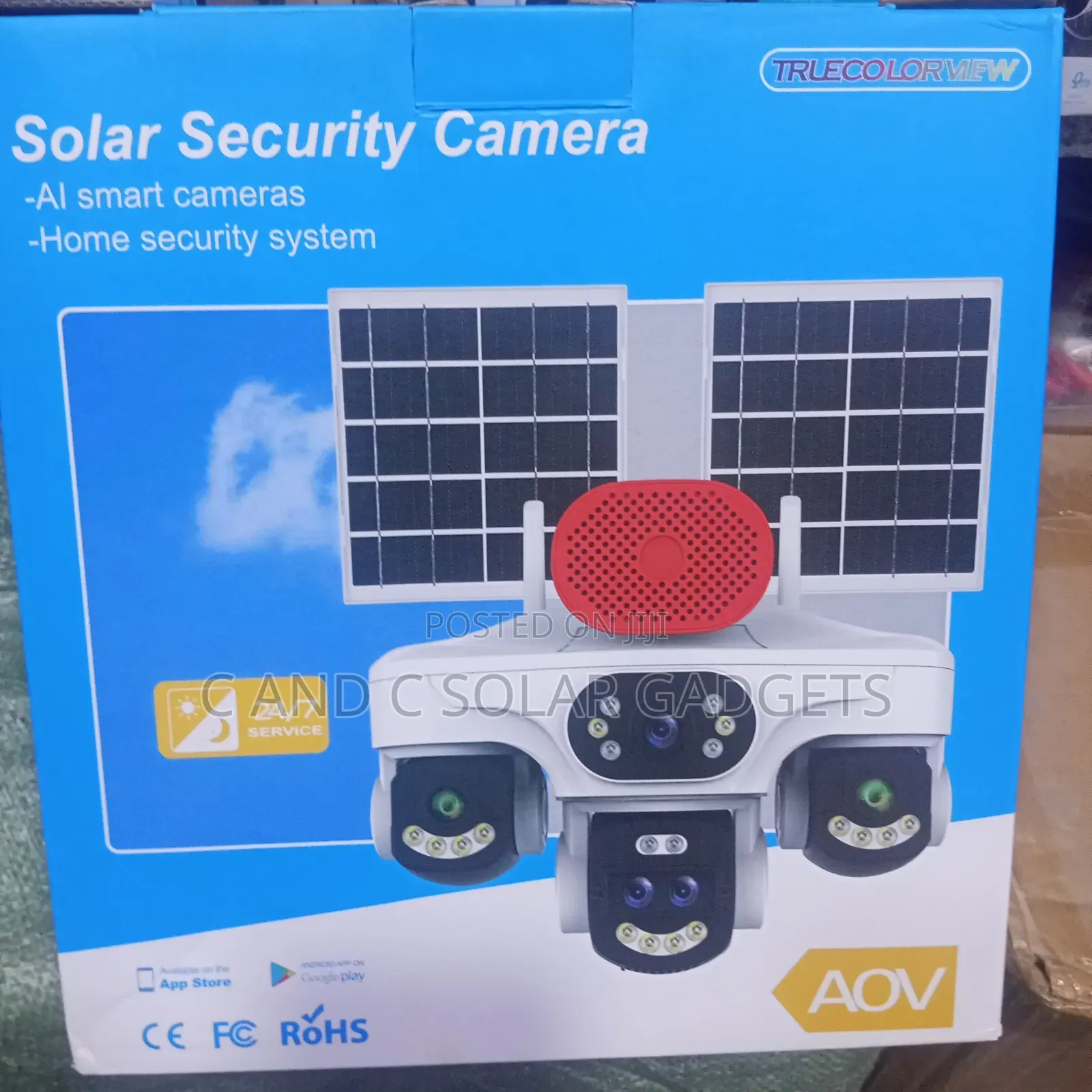 Okam 4 Lens CCTV Camera Double Panels