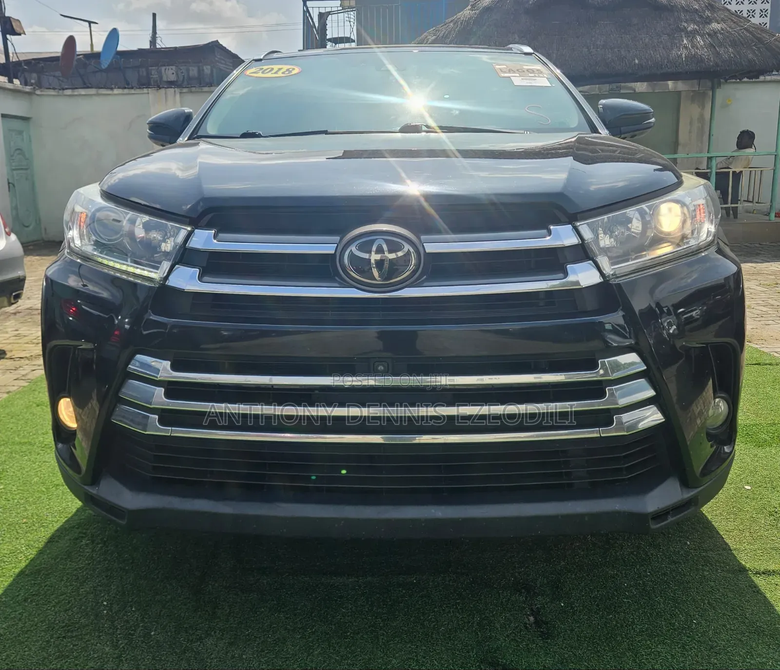 Toyota Highlander Limited Platinum 4x4 V6 (3.5L 6cyl 8A) 2018 Black