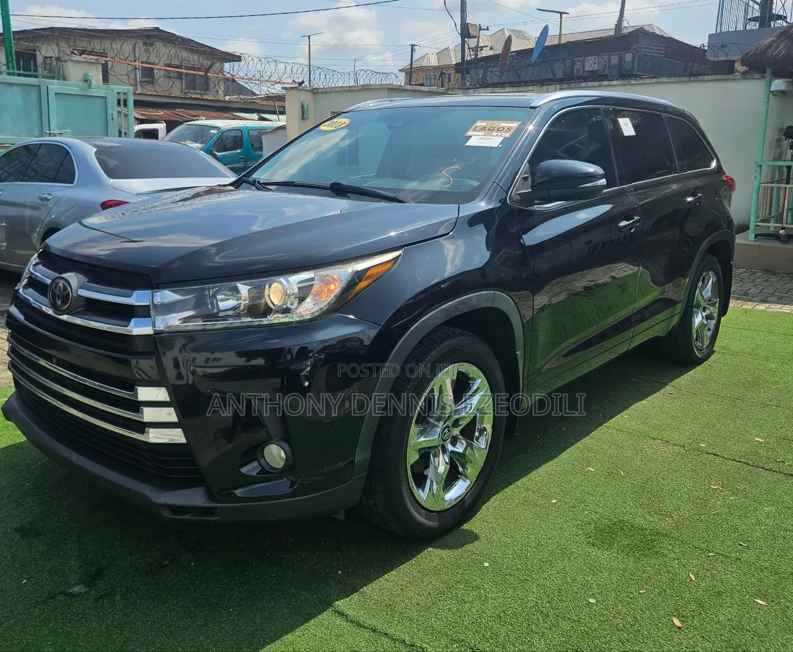 Toyota Highlander Limited Platinum 4x4 V6 (3.5L 6cyl 8A) 2018 Black