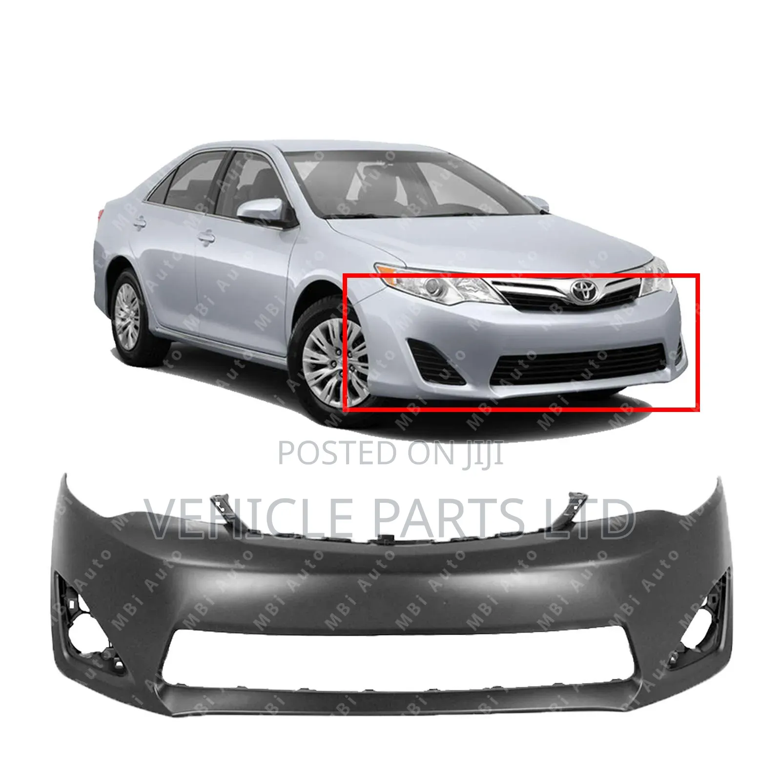 Front Bumper Toyota Camry Le/Se/Xle 2012-2014