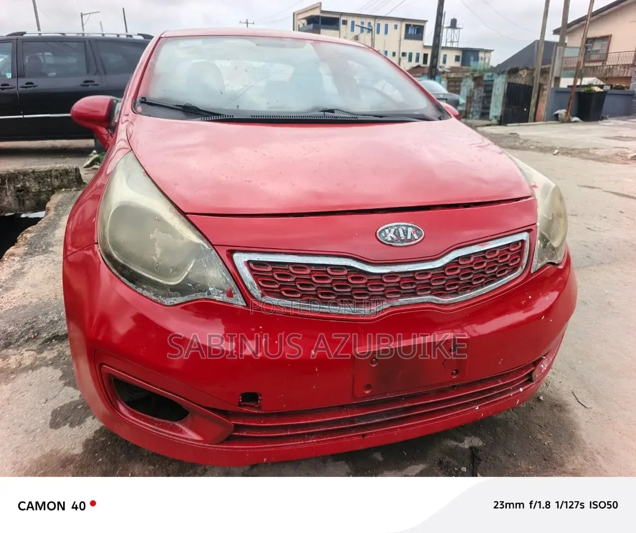 Kia Rio 2012 Red