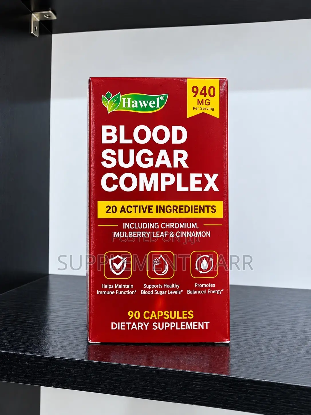 Blood Sugar Complex – 20 Active Ingredients – 90 CAPSULES