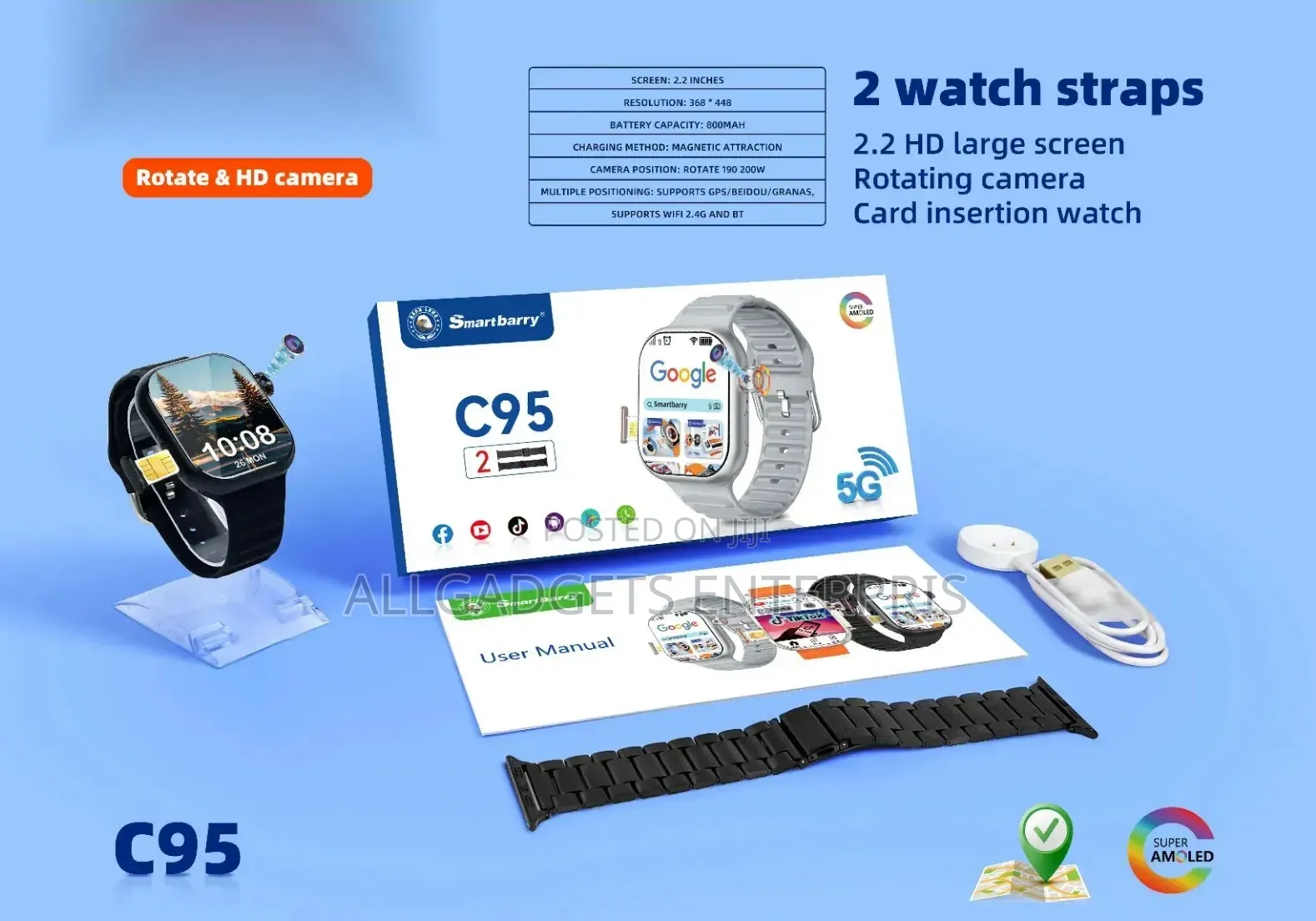 Smartberry C96 Smart Watch 5g