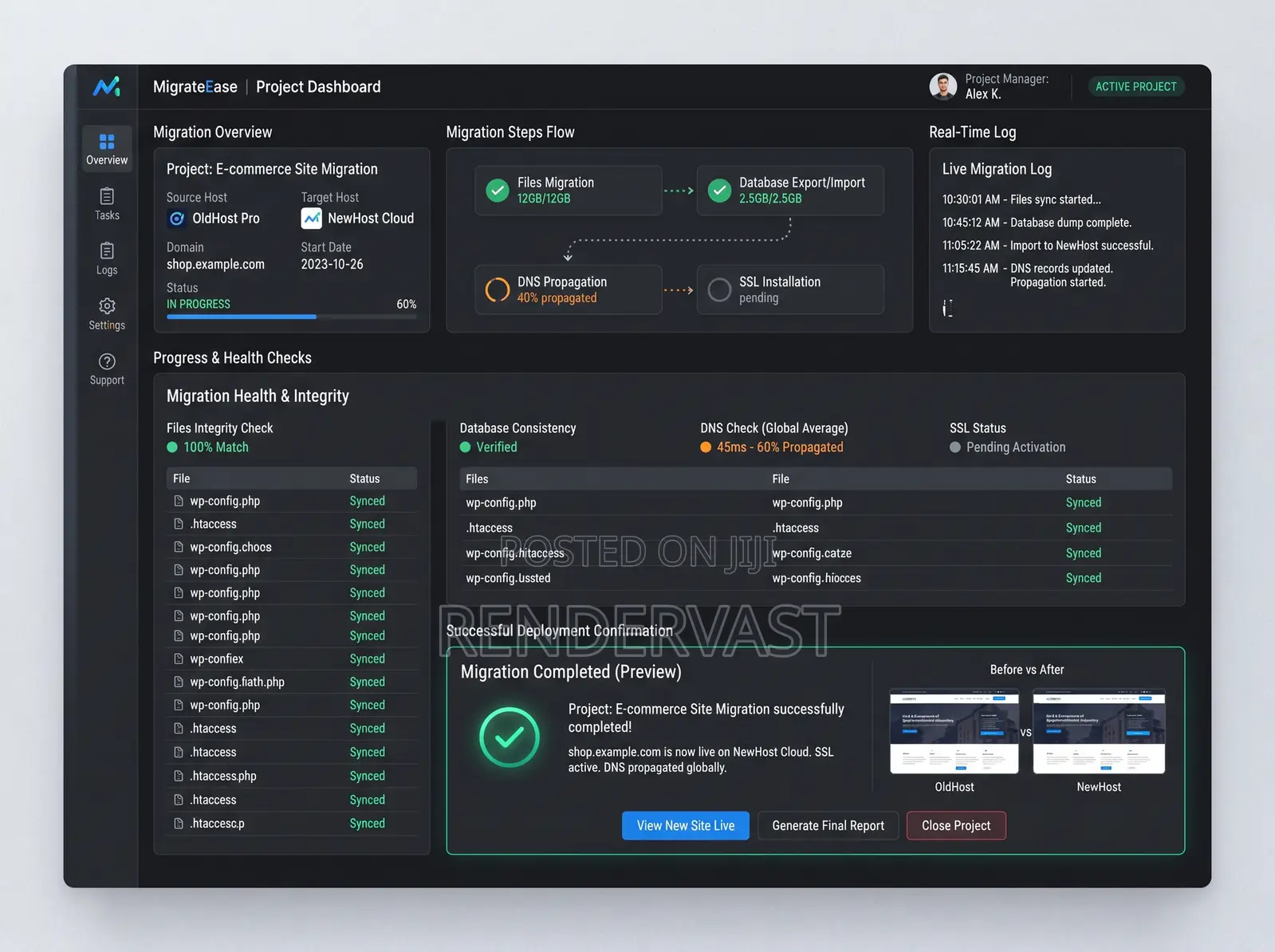 Website Migration, Hosting Transfer & Deployment Service