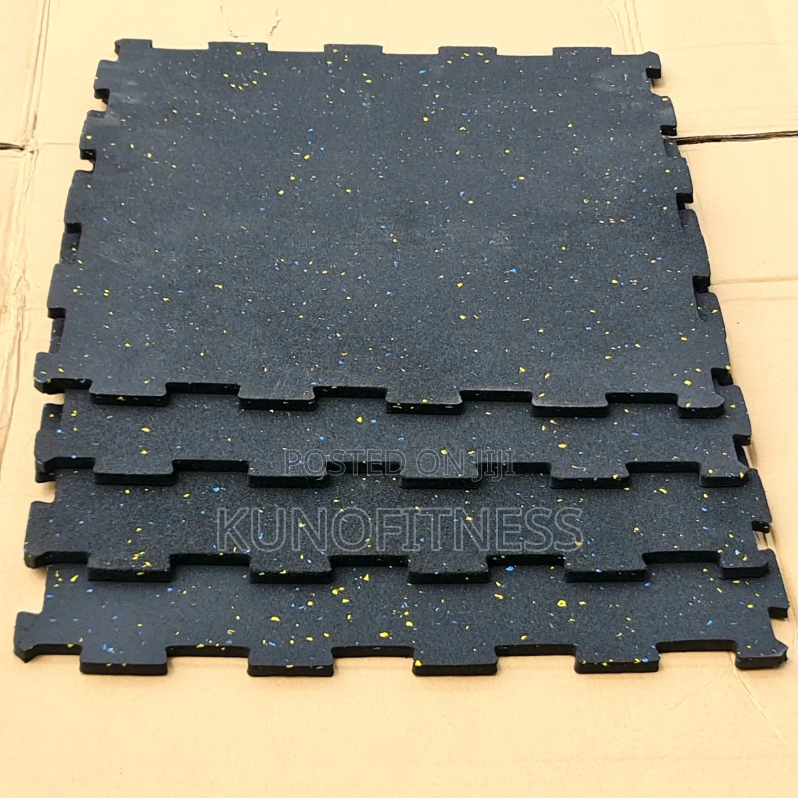 Pro Rubber Gym Mat, Floor Interlock Mat 20mm – 4 Pieces/SQM