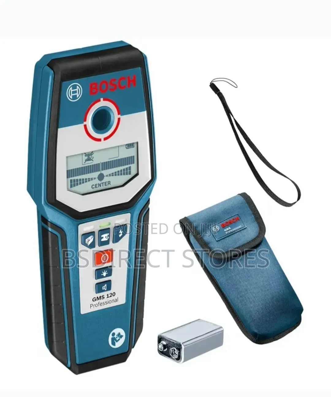 Bosch Professional Stud Finder Detection Wood, Metal, Live Cable