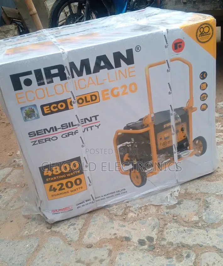 Original Firman Eco Gold Model Eg 20 100% Copper Coil 4.5 kVA